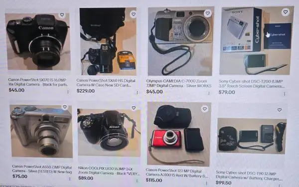 Canon, Nikon, Sony  - all brands of cameras on SALE