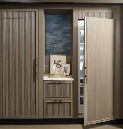 *Open Box* Monogram 60” Built-in Panel Ready Fridge/Freezer Column Set
