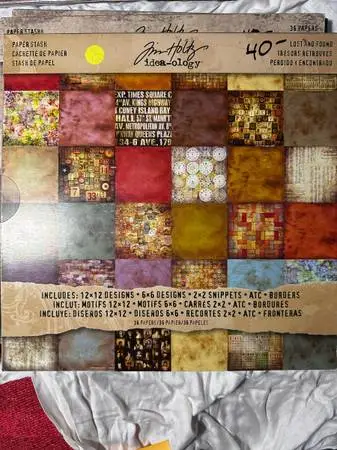 Tim Holtz Art Scrapbook Paper Craft Journal