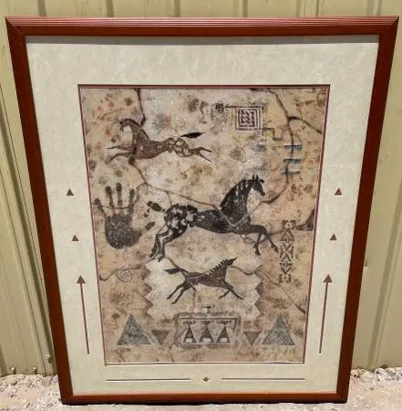 FABULOUS, ORIGINAL PRINT TLALOCS TRIBE BY CECILIA HENLE