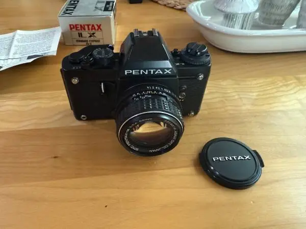 Pentax LX w FA-1 finder & 50mm 1.4 SMC lens