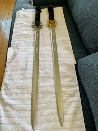 Two Legends Steel Knights & Norseman Viking templar Long Sword Bud K