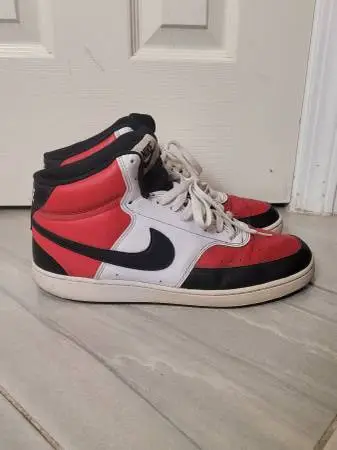 Nike Court Vision Mid University Red sneaker shoes