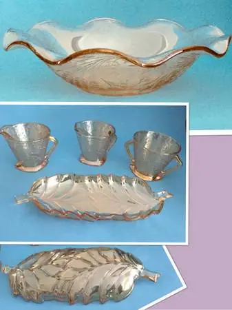 Jeanette Glass Floragold $15 to $20