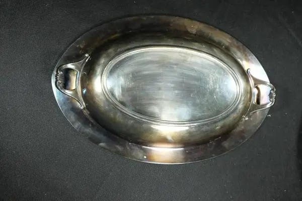Vintage Wm Rogers York Silver Covered 2-Piece Serving Dish and Lid