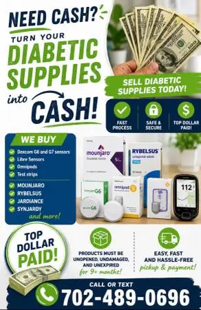 Diabetic supplies wanted