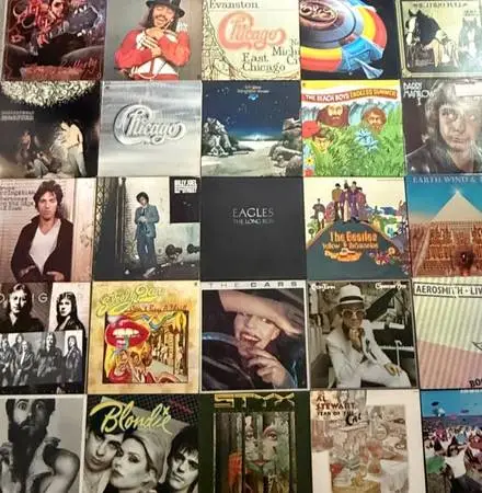 Wanted old Rock Records Pioneer Sansui stereo and turntables Wanted