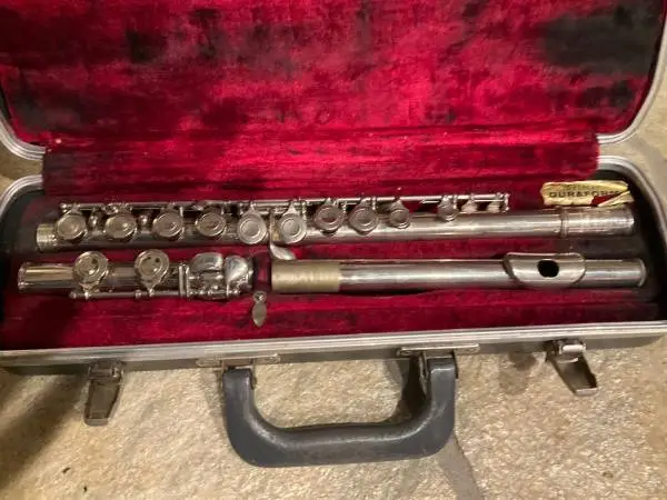 Flute with case
