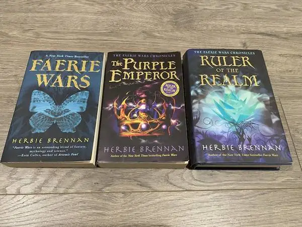 FAERIE WARS CHRONICLES by Herbie Brennan 3 Paperback Books Ages 12-15