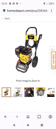 DeWalt 3400psi Pressure Washer