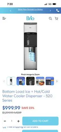 Brio/water and ICE dispenser
