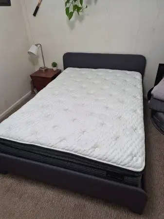 Full size mattress and frame
