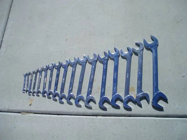 snap on 4 way angled wrench set large