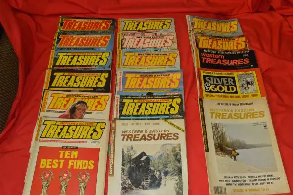 60 Vintage Western & Eastern Treasures Magazines