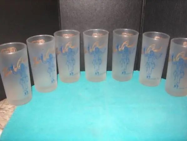 ANTIQUE KENTUCKY COLONEL GLASSES