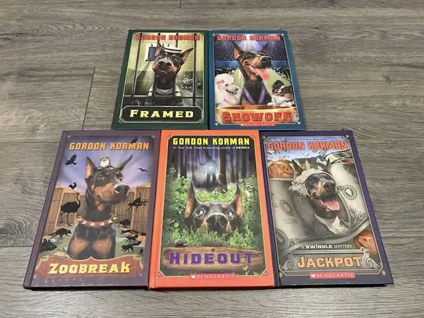 THE SWINDLE SERIES by Gordon Korman 5 Books SHOWOFF, JACKPOT ~ PLUS!!