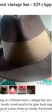 Stetson men’s vintage Hat