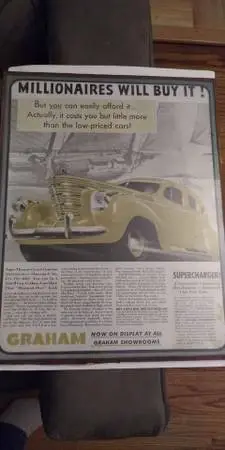 Antique automobile ads