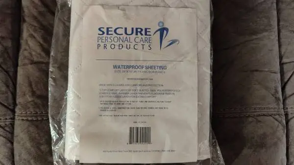 Secure Waterproof Sheeting Underpad Heavy Absorbency 39 x 75