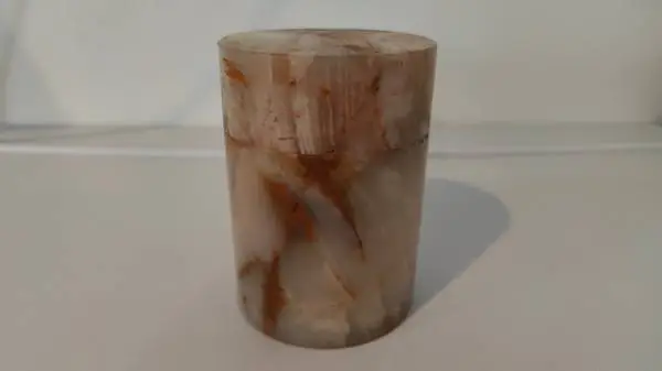 Vintage Round Onyx Hand Carved Marble Natural Stone Keepsake Box