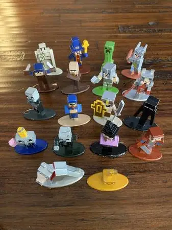 MINECRAFT DUNGEONS METALFIGS COLLECTIBLE FIGURES ~ JADA TOYS 18 PACK