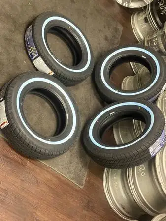 155/80/13 NEW TIRES WHITE WALL PREDATOR SET OF 4