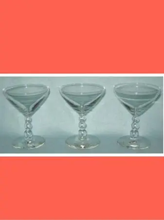 3 Knob Hill Cocktail / Liquor Glasses
