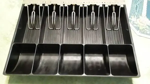 Cash register drawer 5 slots