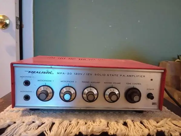 REALISTIC Radio Shack MPA-20 PA