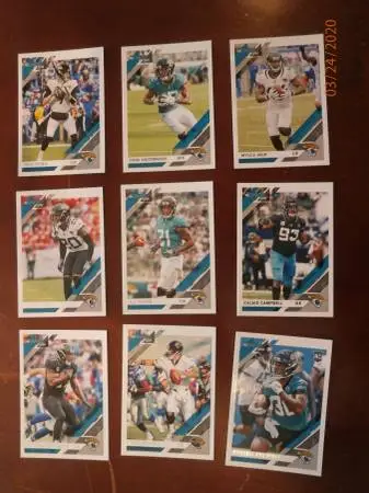 JACKSONVILLE JAGUARS 2019, 2023-2025 Donruss team sets NFL CARDS $7