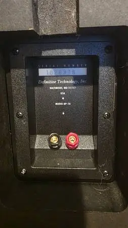 Definitive Technology speakers