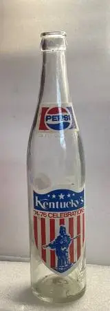 Vintage Bicentennial KENTUCKY PEPSI BOTTLE , 1776-1976