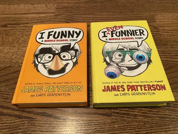 (*-*) I FUNNY ~ HARDCOVER BOOKS #1 & #2  BY JAMES PATTERSON