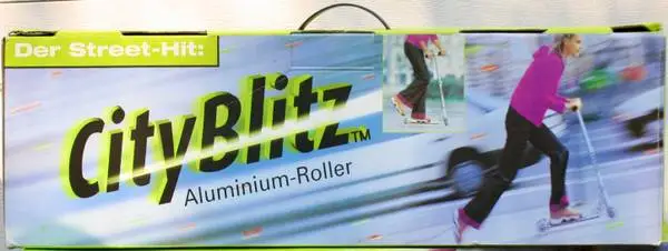 CITY BLITZ RAZOR STYLE ALUMINUM FOLDING KICK SCOOTER *NOT AN E-SCOOTER