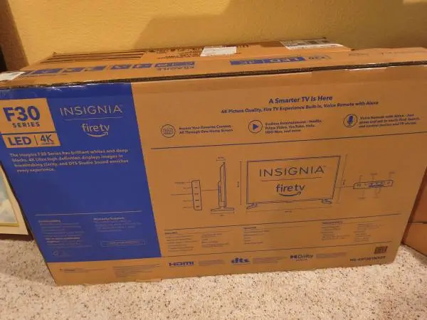 New 43 Insignia F30 TV