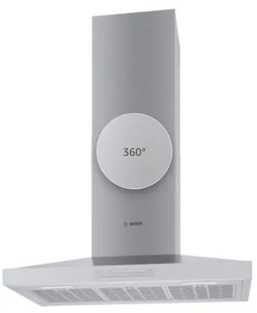 Bosch 500 Series 36 Inch Wall Mount Smart Range Hood Stainless/St. New