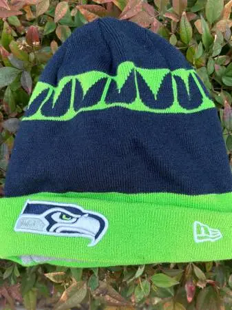 Seattle Seahawks Wool Pullover Cap from 2014--NEW