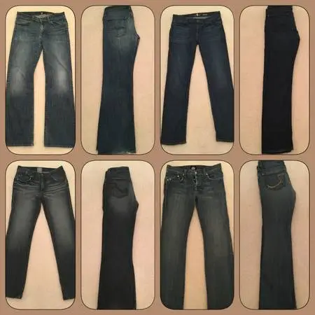 7 For All Mankind and Rock & Republic jeans