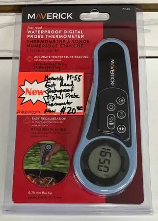 Maverick PT-55 Fast Read Waterproof Digital Probe Thermometer New