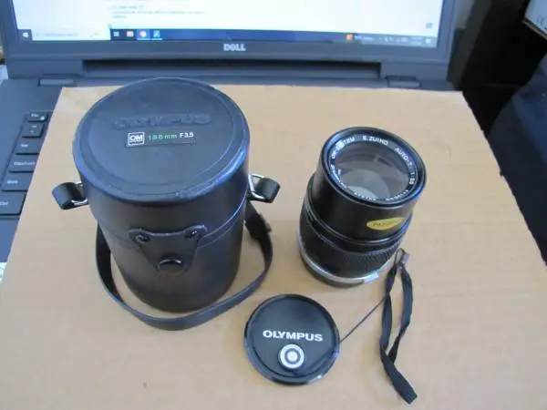 Olympus Zuiko MF 135mm f/3.5 Portrait Lens w/OEM Hard Case - OM System