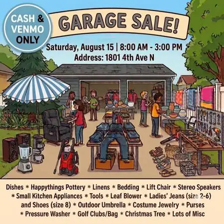 GARAGE SALE