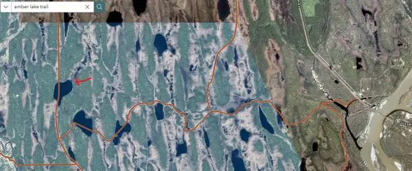 4.55 remote lakefront parcel Trapper Creek area