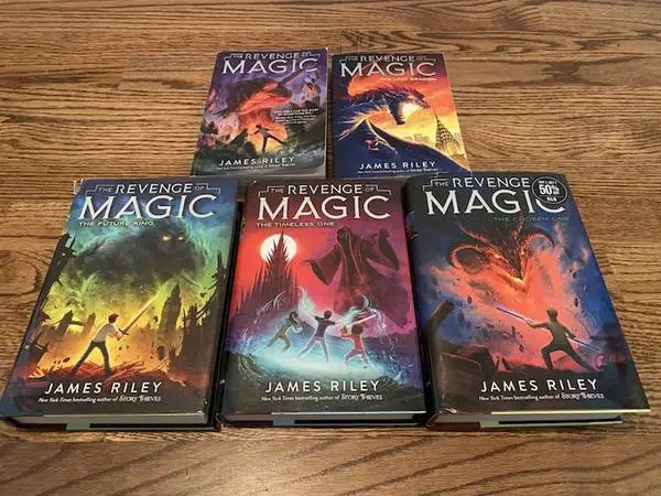 THE REVENGE OF MAGIC by James Riley 1-5 PAPERBACK & HARDCOVER BOOKS