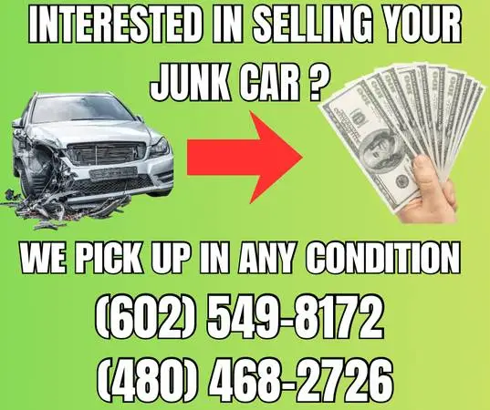 CASH FOR JUNK CARS/WE BUY JUNK CARS/ JUNK CAR REMOVAL