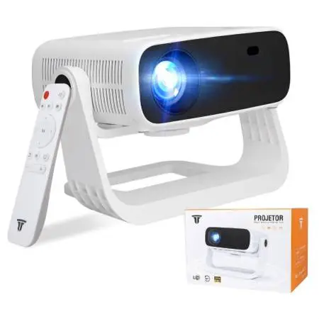 ☆ Wielio 2026 Smart Projector Android TV with WiFi 6 and Bluetooth 5.0