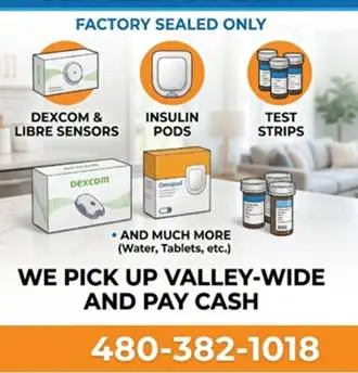 💵Fast Cash for Sealed Diabetic Supplies – Easy Pickup💵