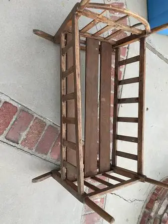 Vintage Wooden Cradle