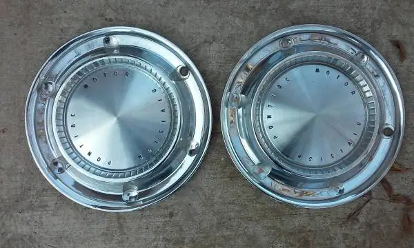 1961 Pontiac Hubcaps - Pair