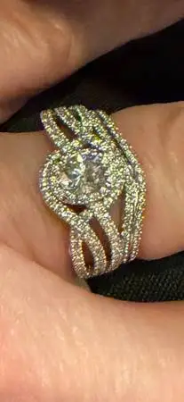 Neil Lane Diamond Ring With Lifetime Paperwork.