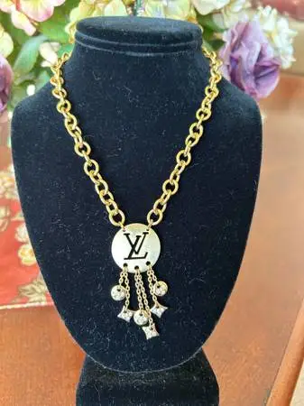 Louis Vuitton gold plated Necklace.